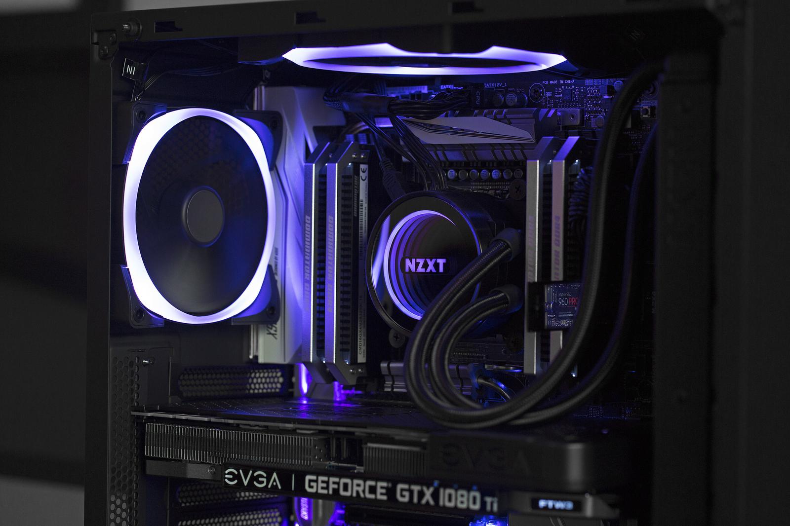 First PC Build - 1080 TI X99 6800K NZXT S340 Elite by cujarrett