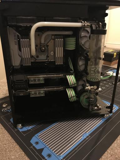 Lian-Li PC09 (Dual custom loop) Hard line Watercooling by