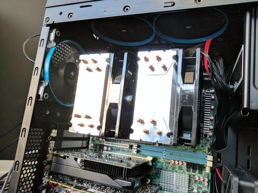 32 Thread Monster (Dual Xeon Build) by cwatkinson - 2 x Intel Xeon