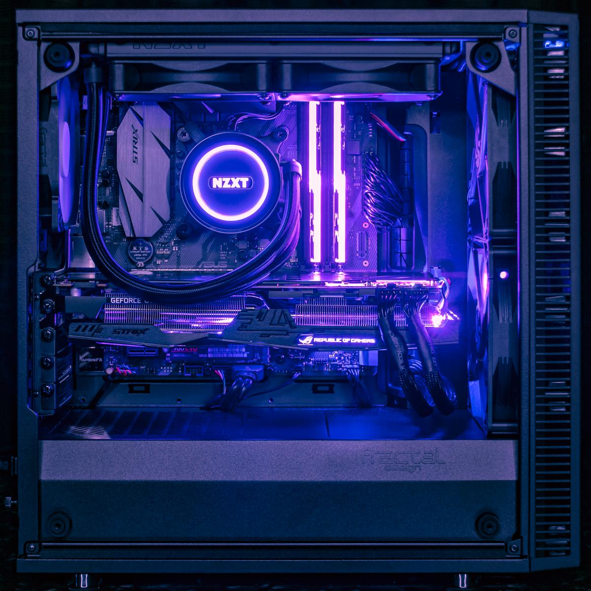 Cartergoertzen S Completed Build Core I7 8700k 3 7 Ghz 6 Core Geforce Gtx 1080 Ti 11 Gb Strix Gaming Define Mini C Tg Microatx Mid Tower Pcpartpicker