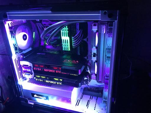 MAIN: i7-8700k 1080ti SLI in Corsair Crystal 570x build pt.1 and 