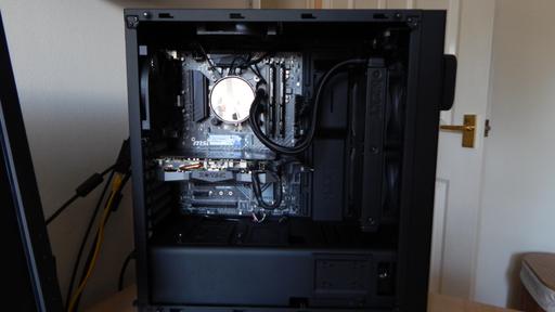 i7 8700k GTX 1080 ti build, black with a hint of RGB for the extra