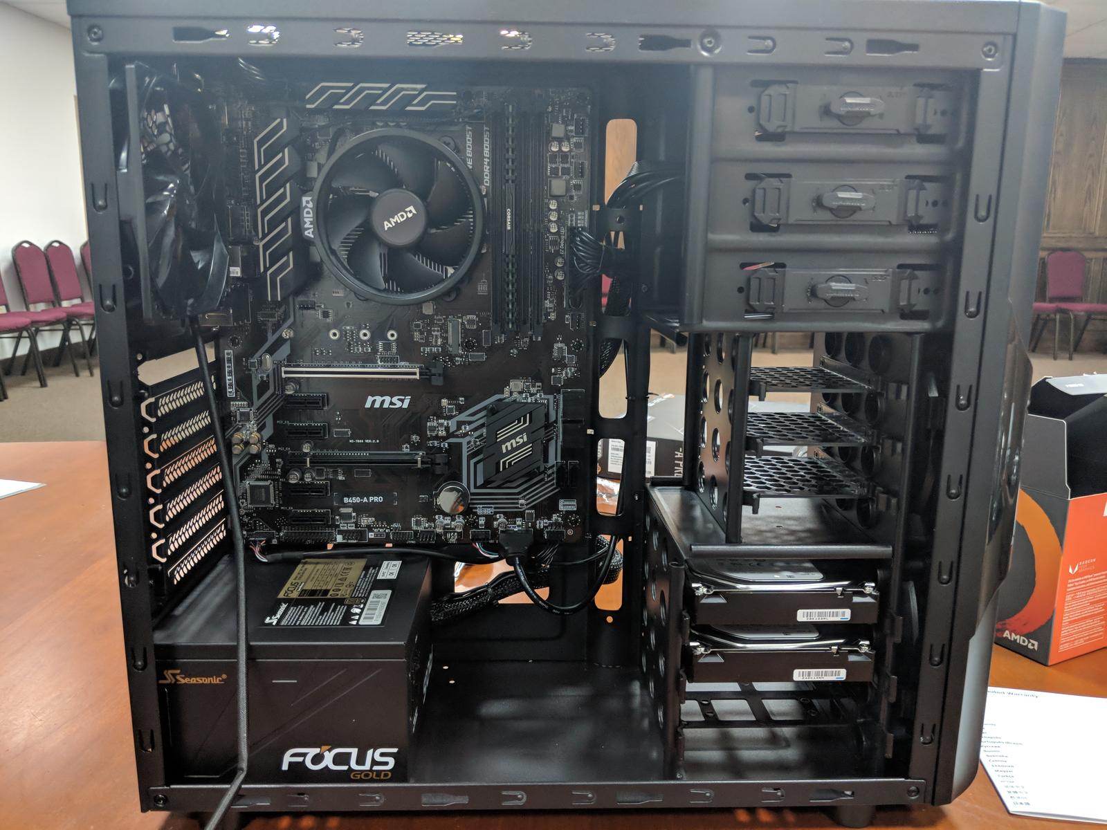 ASRock b450 M pro4 サーマルテイクversa h18  セット ASRock b450 M pro4 サーマルテイクversa h18 セット