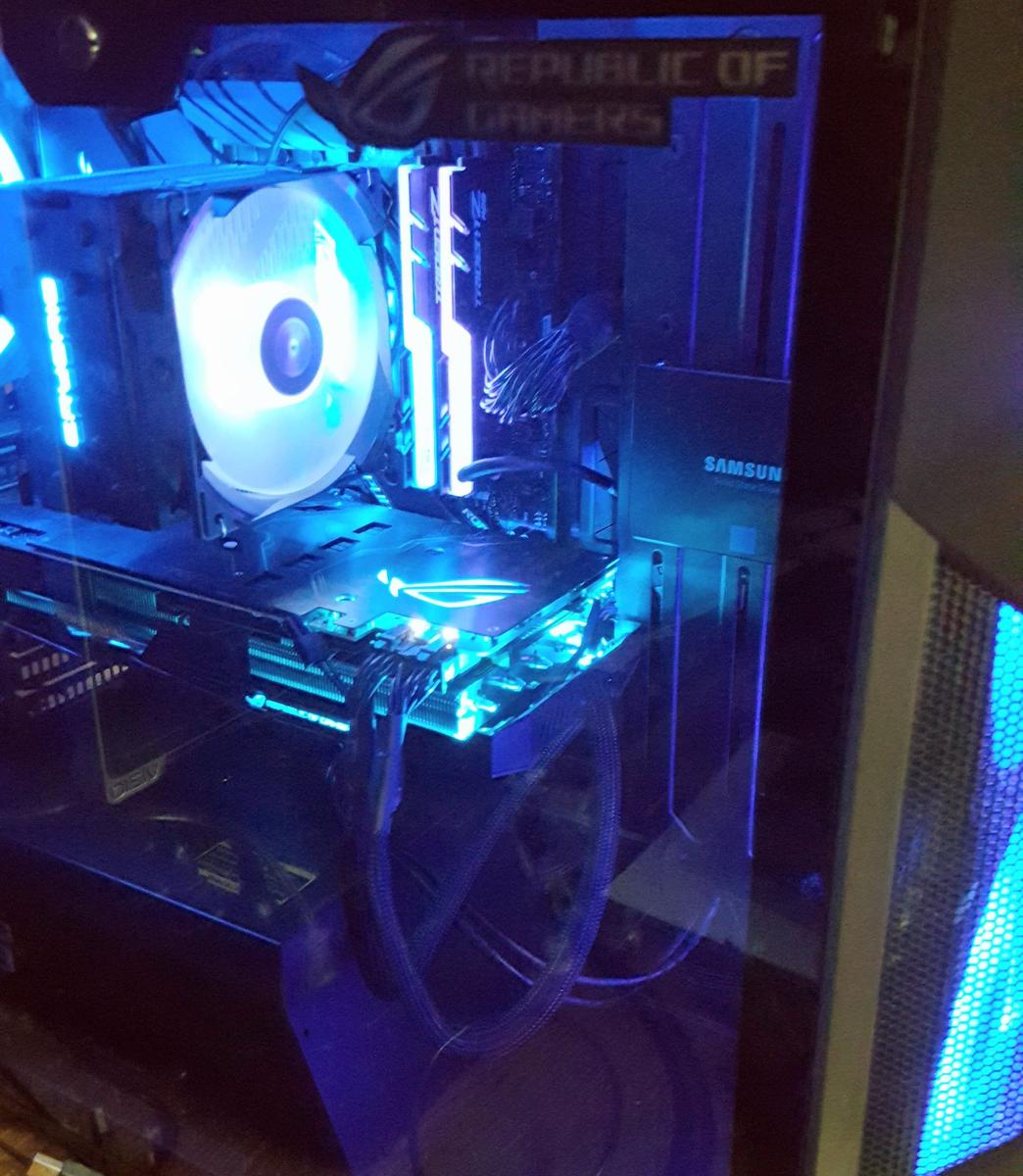 Viserion (First Build) by GeoMECH28 - AMD Ryzen 7 2700X, GeForce