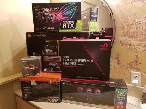 Ryzen 7 ASUS ROG Thermaltake Open Case PC Build by idotf Ryzen 7 ASUS ROG Thermaltake Open Case PC Build by idotf