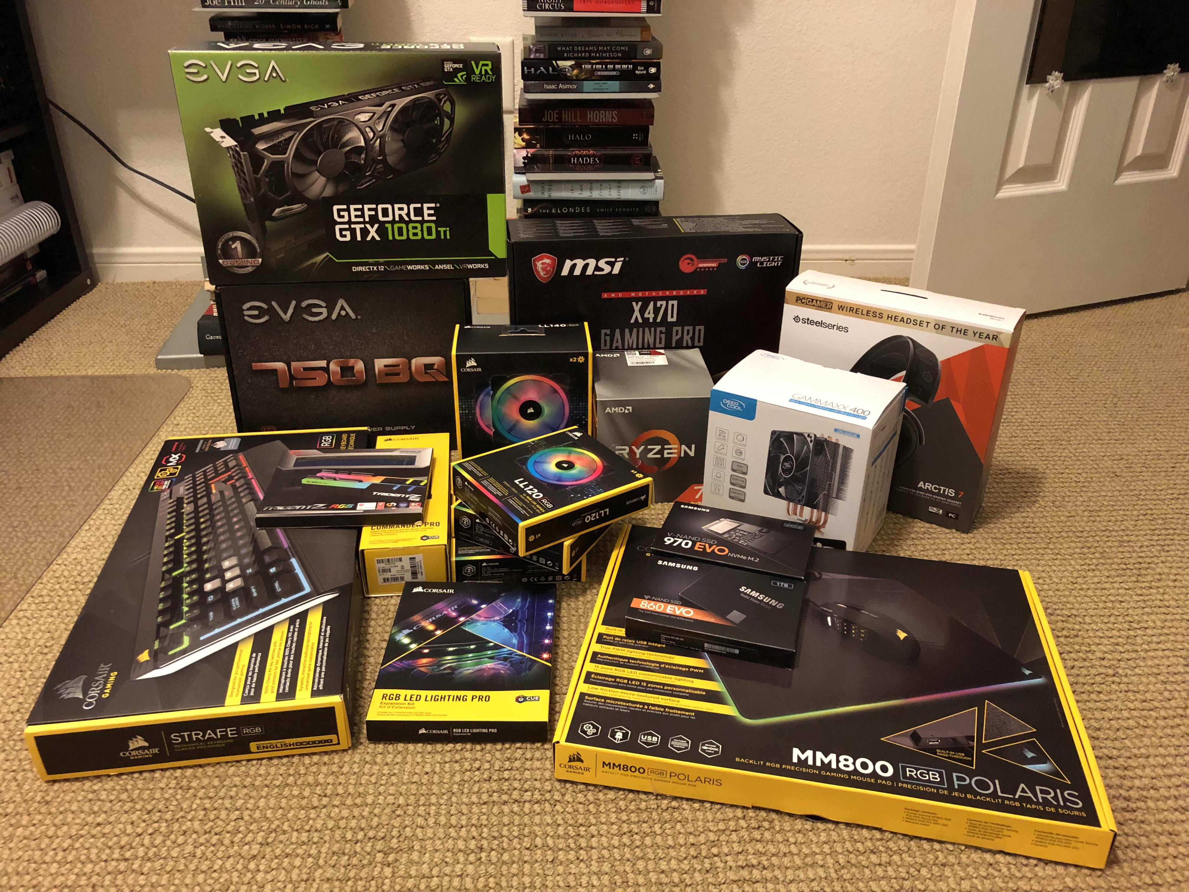 Second build for School and Gaming by Tranquil_Havox - AMD Ryzen 7 3700X,  GeForce GTX 1080 Ti, NZXT S340 Elite ATX Mid Tower - PCPartPicker