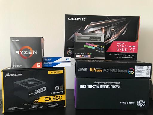 Ryzen 5 3600 - Gibayte RX 5700XT Gaming OC - 2019 by eeboy - AMD 