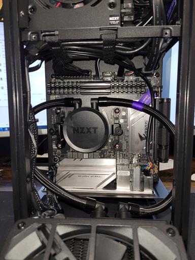 Ryzen 5 2600x, Nvidia RTX 3060-Ti, NZXT H1 V2 build by ltbrown84