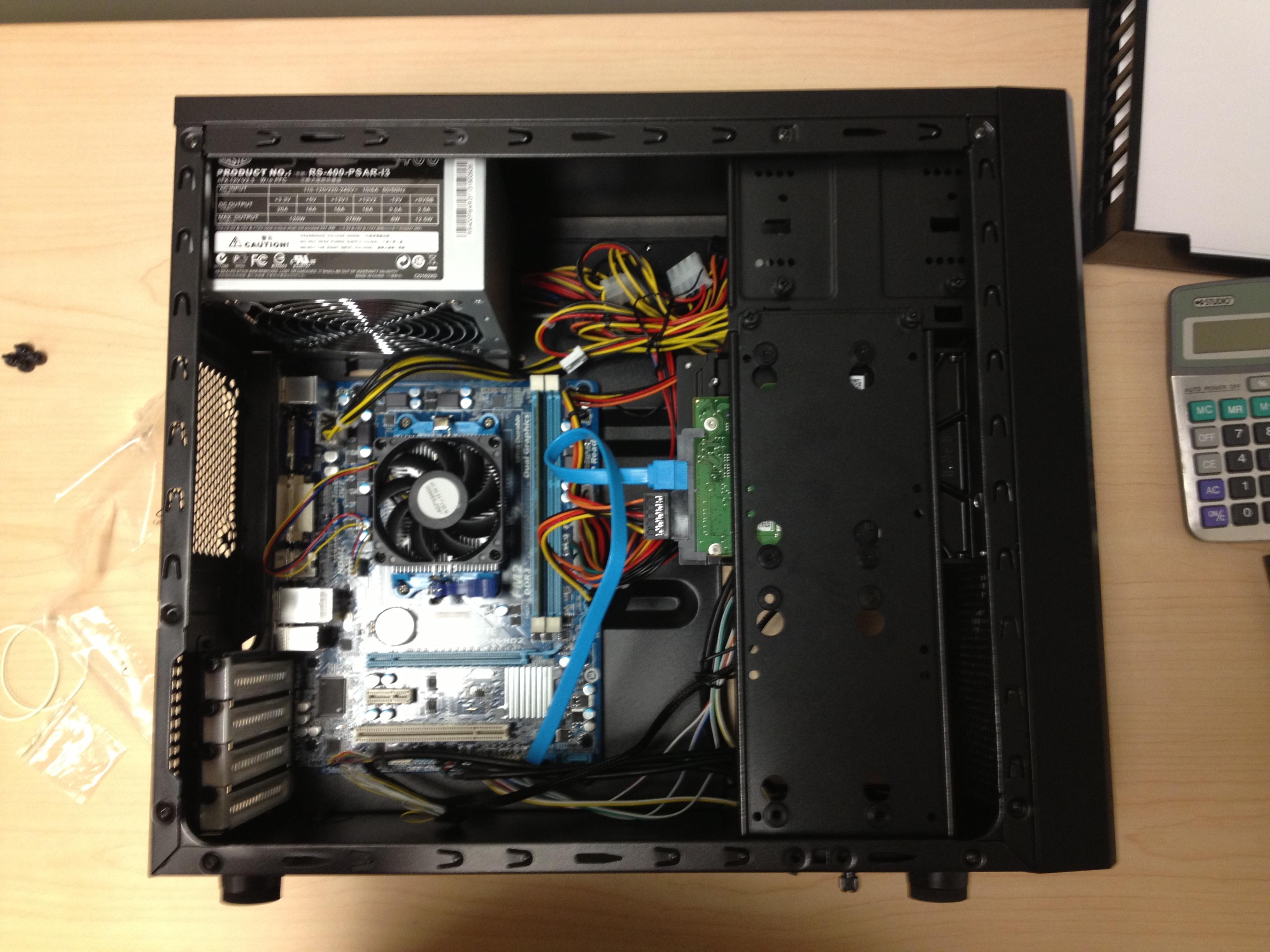 ☆自作パソコン AMD A4-5300 8GB 1TB Office PC Build by A9821