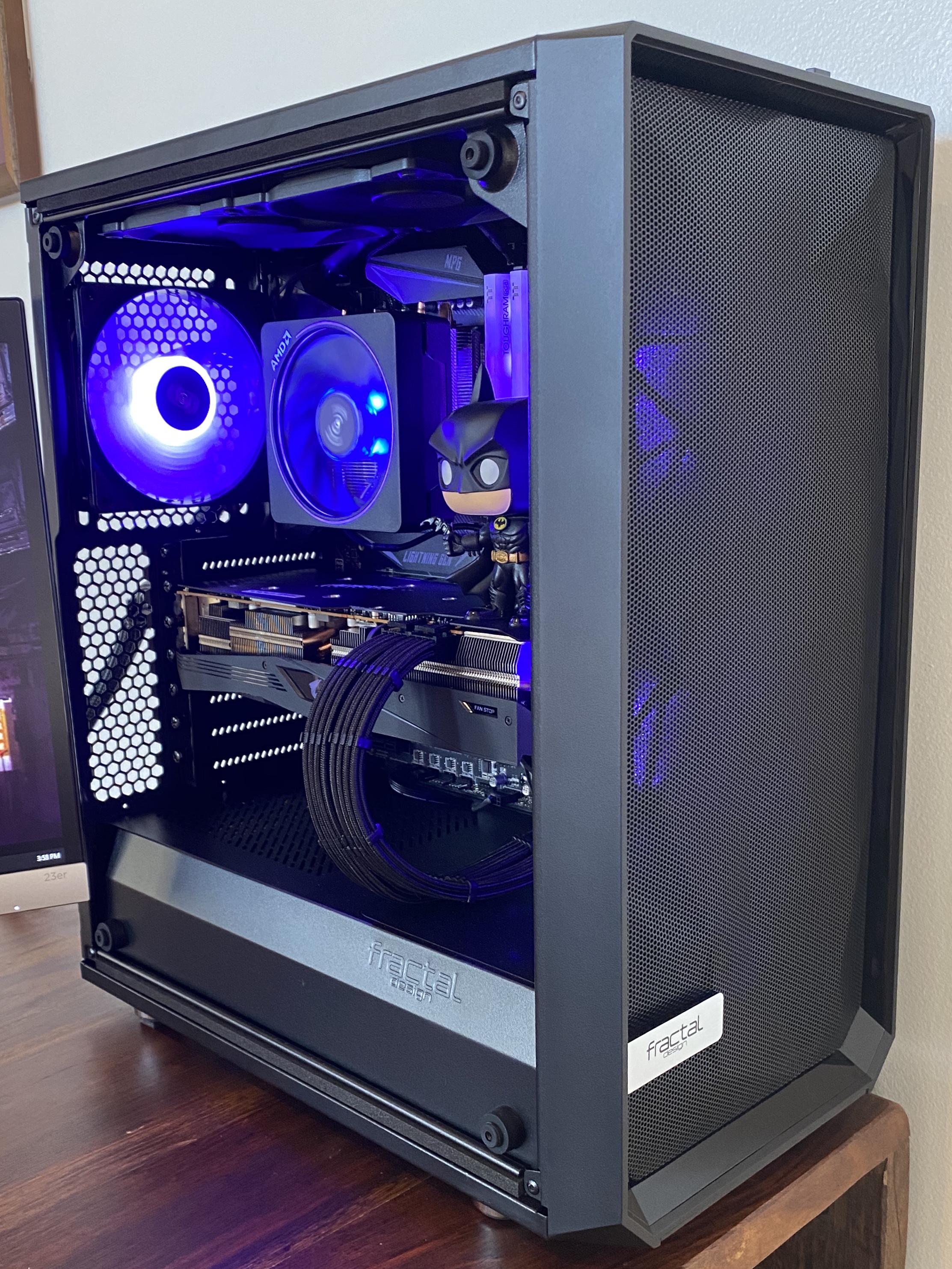 AMD Fun Factory by josh9037 - AMD Ryzen 7 3700X, Radeon RX 5700 XT, Fractal  Design Meshify C ATX Mid Tower - PCPartPicker