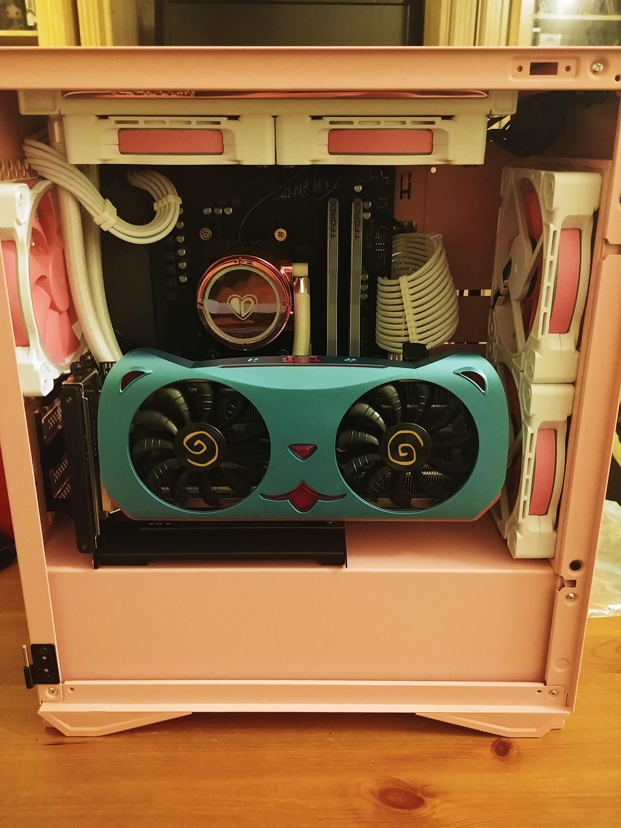 Pink Cute M-ATX Build by lochsloyca - AMD Ryzen 5 3600, Radeon RX 
