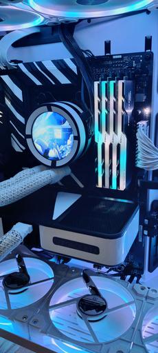 PREDUCTS PC Mount L - ホワイト Y6-3-W MUSETEX ATX PC Case, 3 x 120mm Fans Pre-Installed