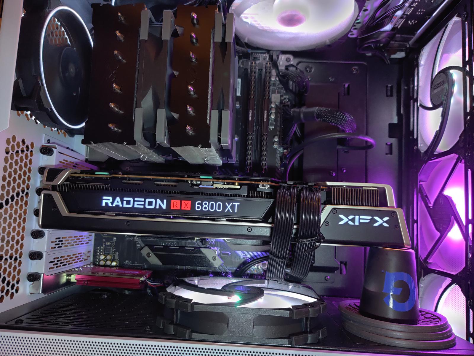 Sevyog S Completed Build Ryzen 5 5600x 3 7 Ghz 6 Core Radeon Rx 6800 Xt 16 Gb Lancool Ii Mesh Atx Mid Tower Pcpartpicker