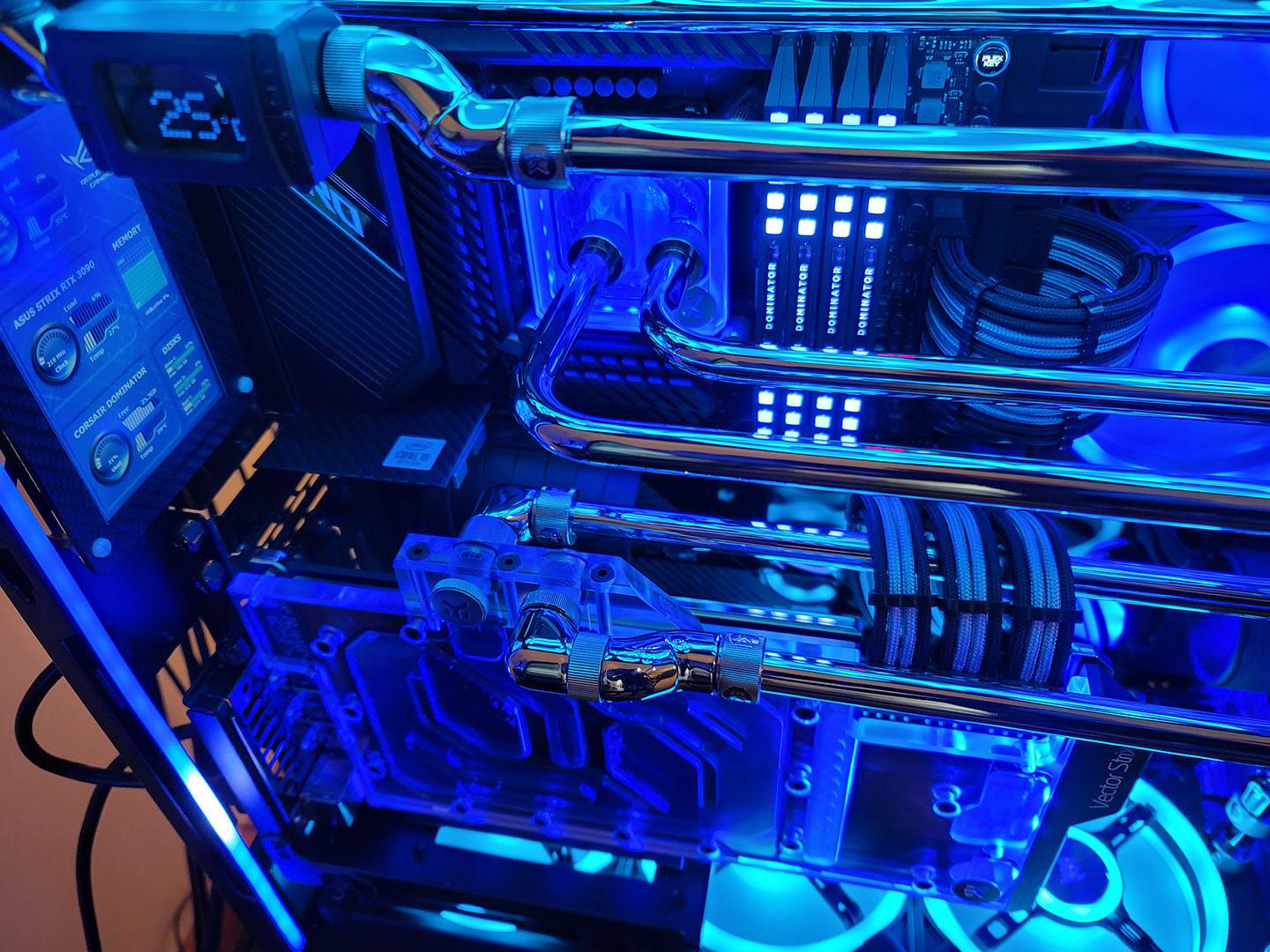 EKLoop Vertical GPU Holder EVO Gen4 Riser (shifted) EK