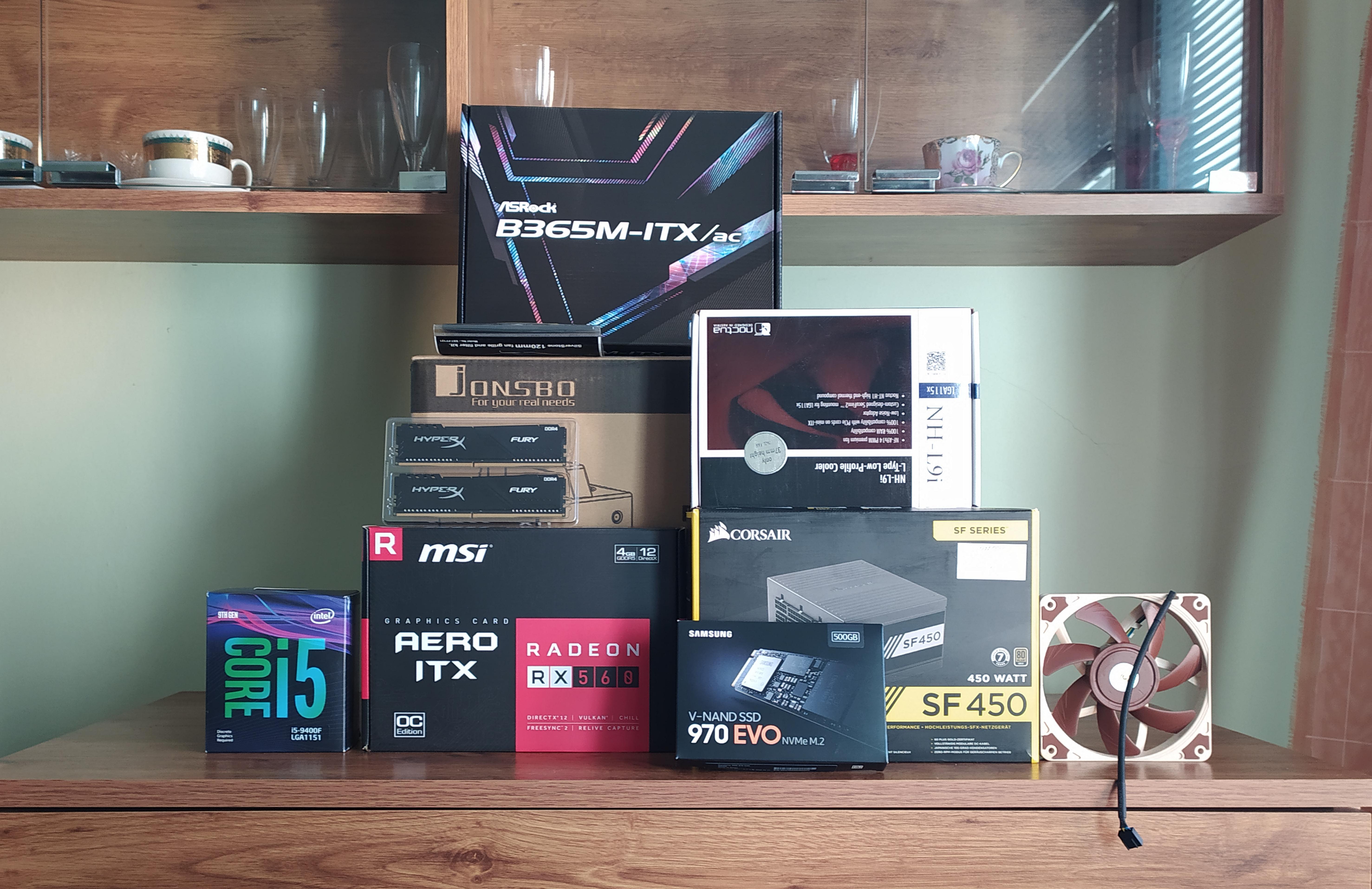 Mano02 S Completed Build Core I5 9400f 2 9 Ghz 6 Core Radeon Rx 560 1024 2 Gb Aero Itx Oc Pcpartpicker