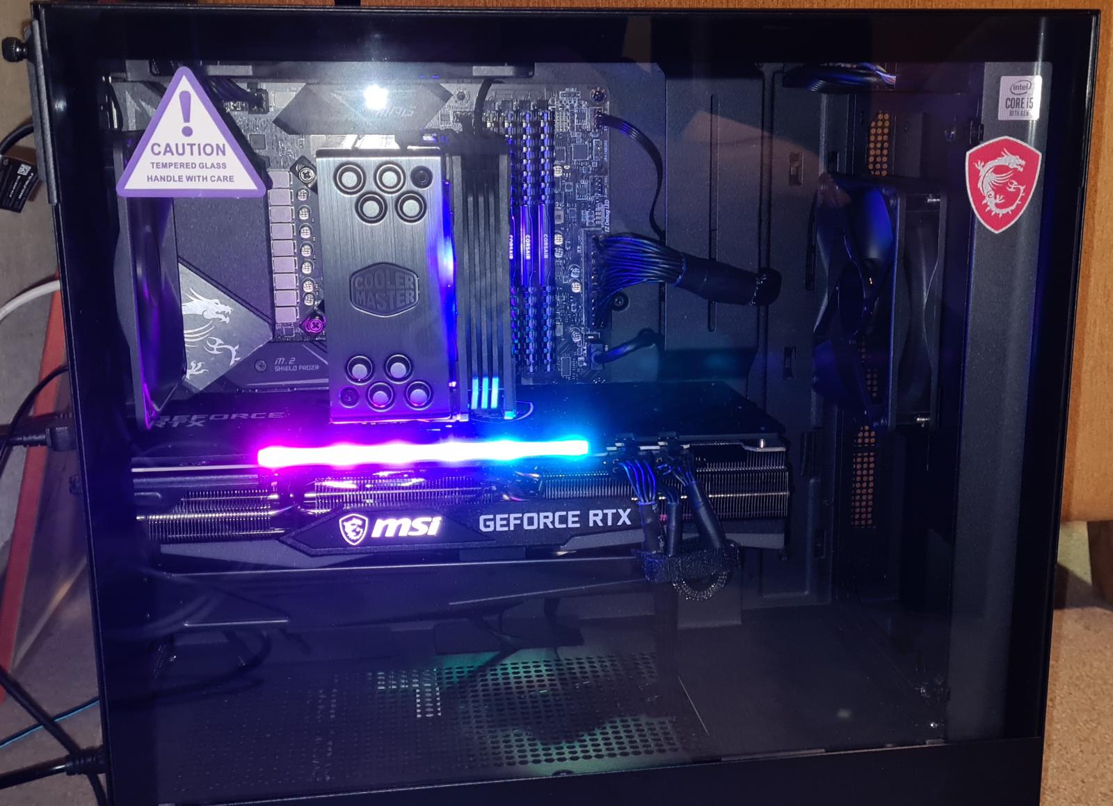 First Build by Reaker - Intel Core i5-10600K, GeForce RTX 3060 Ti 