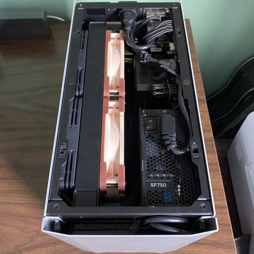 NCASE M1 Downsize (ft. push/pull AIO + GPU deshroud) by guwajes
