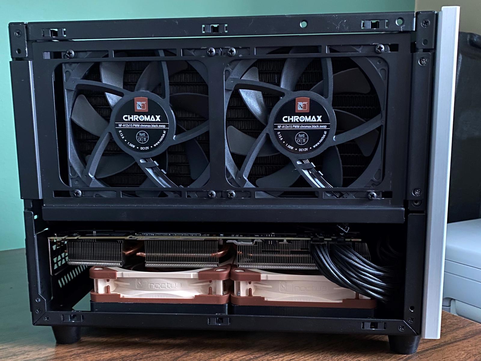 NCASE M1 ジャンク NCASE M1 Downsize (ft. push/pull AIO + GPU deshroud) by