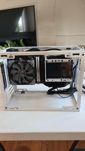 Synthwave NR200P build by GhostDogDK - AMD Ryzen 5 5600X, GeForce