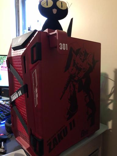 ガンダムZAKU II TUF GAMING LC240RGB水冷CPUクーラー ASUS ZAKU II