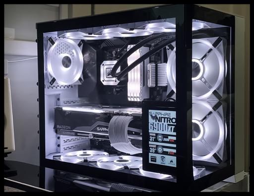中古LIAN LI O11 DYNAMIC MINI＆Corsair SF750 First Build - Lian-Li Mini Snow with Corsair by CGallan
