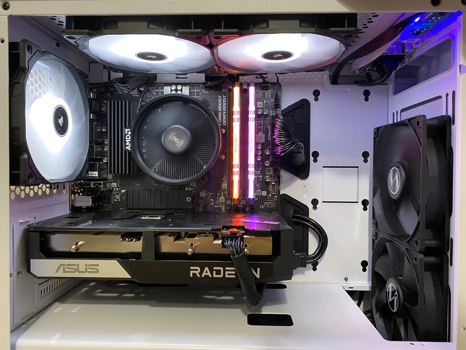 first pc build c: by N_Icey - AMD Ryzen 5 5600X, Radeon RX 6600 XT