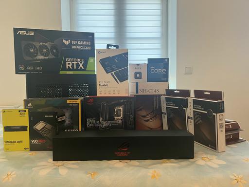 nr200p, z690i, i7-12700k, NH-C14S, 32GB DRR5-4800 CL40, 2TB