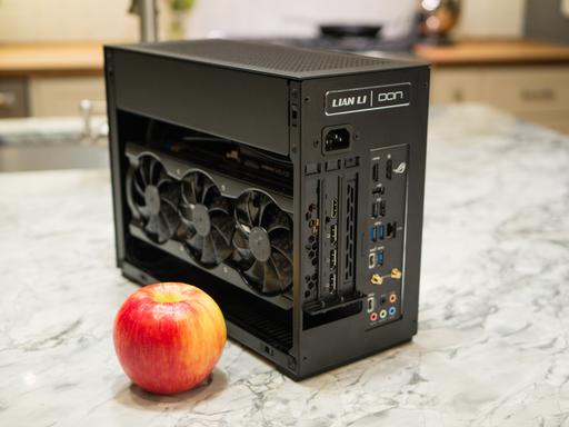 LIAN LI A4-H2O PCケース ITX LIAN LI A4-H2O Mini-ITX Case, Black SPCC/Aluminum, PCI4.0