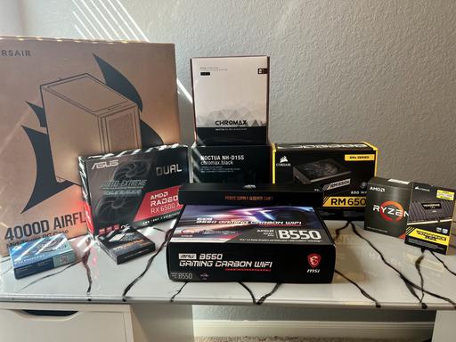 First Build- All Black RX 6500 XT by juanb91 - AMD Ryzen 5