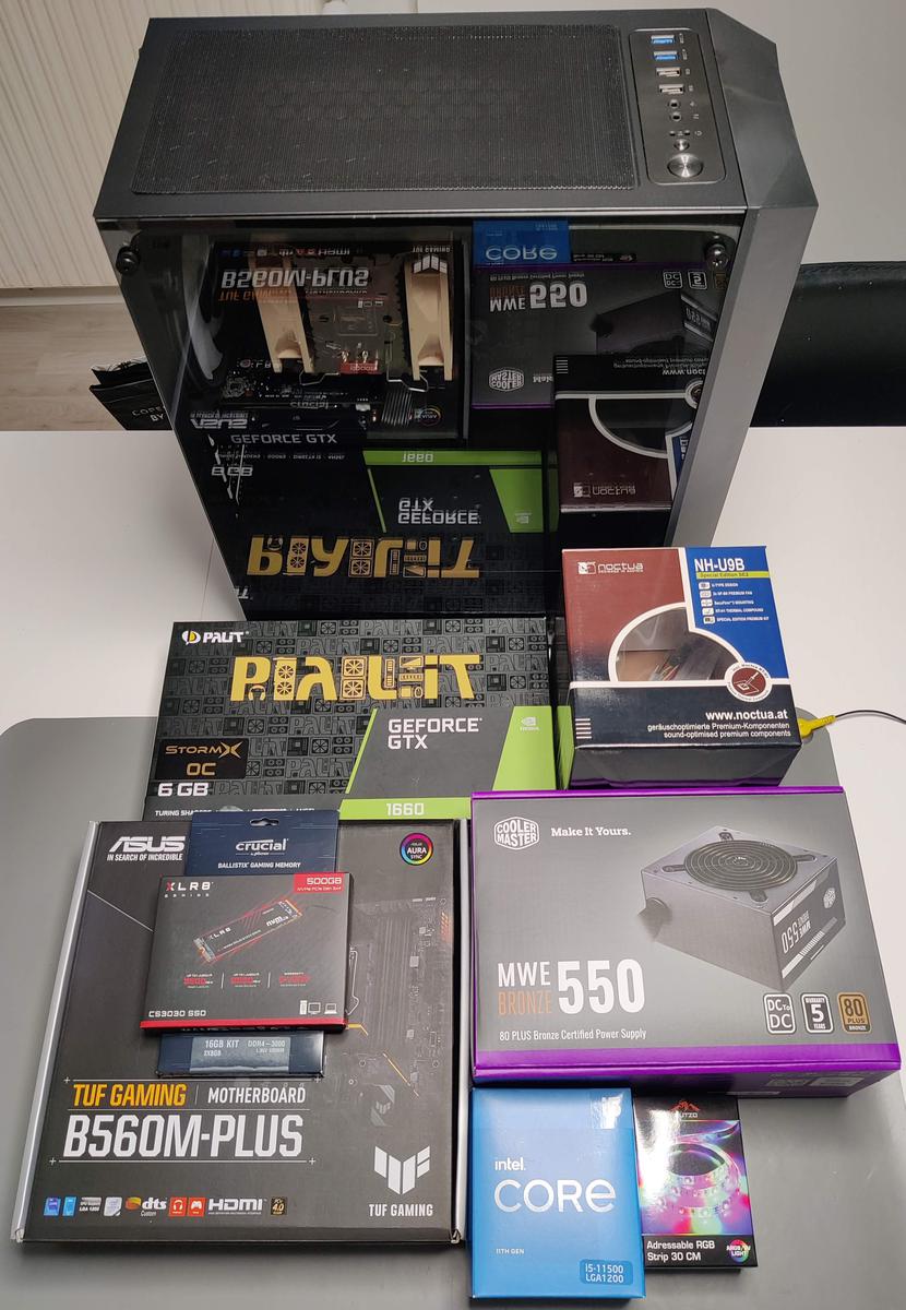 Slots' Gaming PC with i5-11500/16GB/500GB/3060Ti by KHMADSEN - Intel Core  i5-11500, GeForce RTX 3060 Ti LHR - PCPartPicker