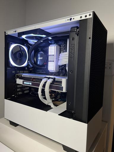 NZXT H510 Flow Black and White build by tdslinden - AMD