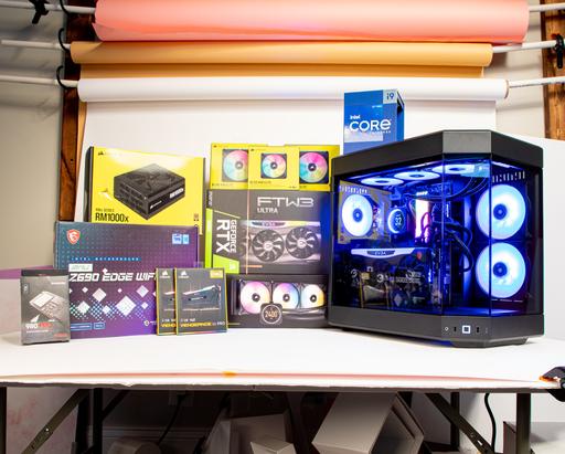 HYTE Y60, 3080FTW3 12GB, MSI Z690 Edge, 12900K by BloodandMedals 