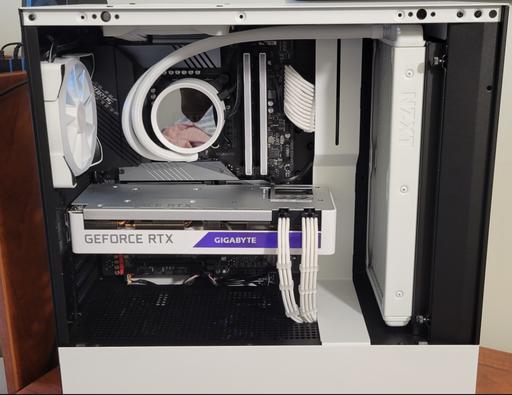 Black and White NZXT h510 Flow build by AkashPersaud - Intel