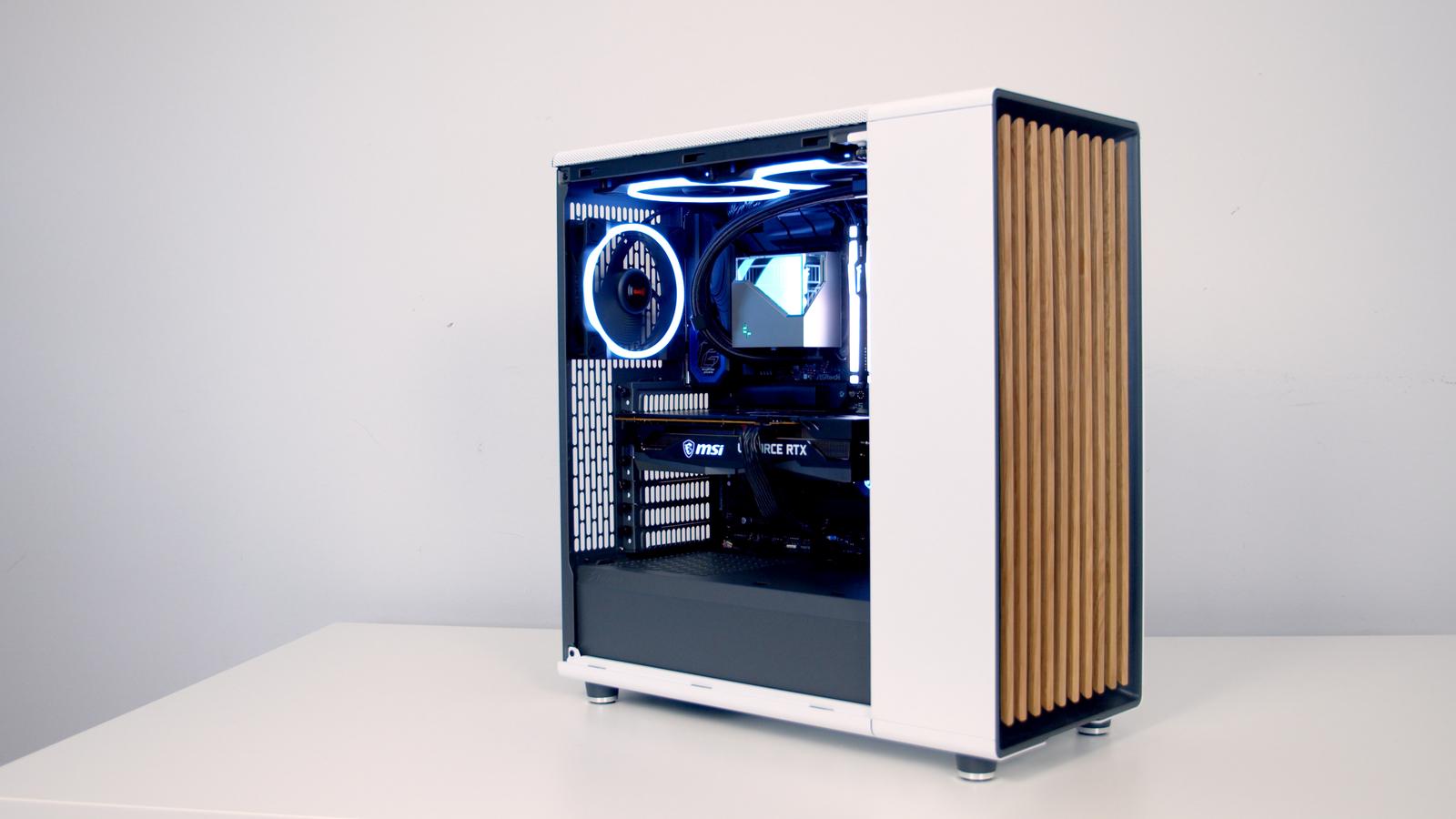 PCケース フラクタル・ノース - PC case North fractal Fractal Design FD-C-NOR1C-02 North Mid-Tower ATX Case 1x USB