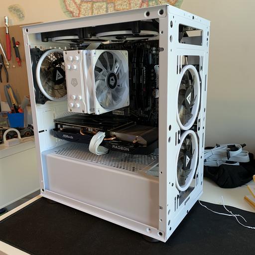Mostly white by LilWitt - AMD Ryzen 5 5500, Radeon RX 6600