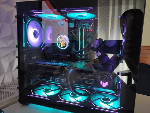 自作ゲーミングPC 7800x3d LIANLI o11 mini Lian-Li O11 Air Mini (RTX 4090, 7800x3D build) by VoxLuxe