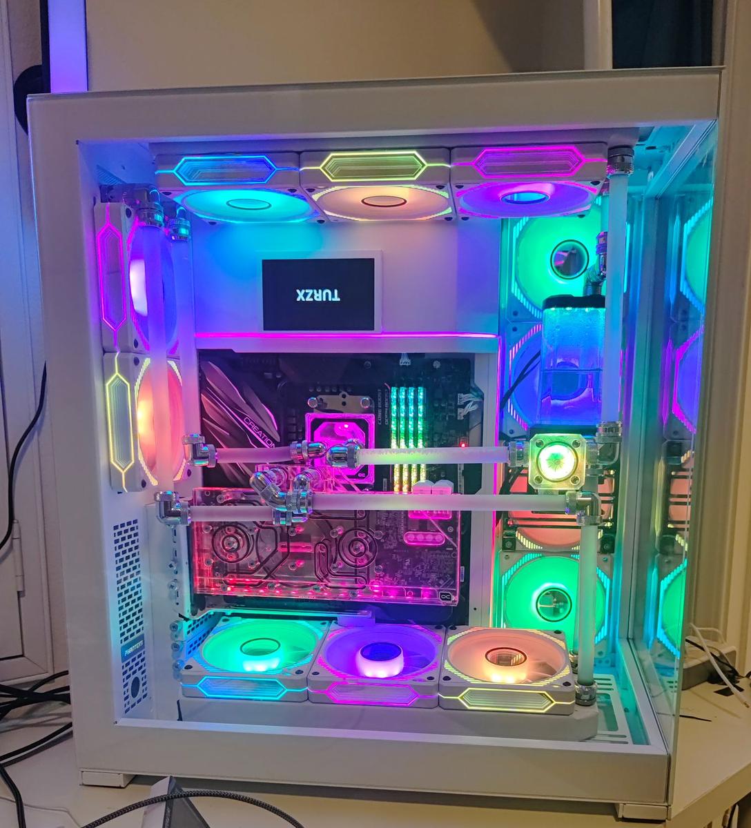NA-WATER（custom） Phanteks NV7 - Semi Minimalist black build - Full custom