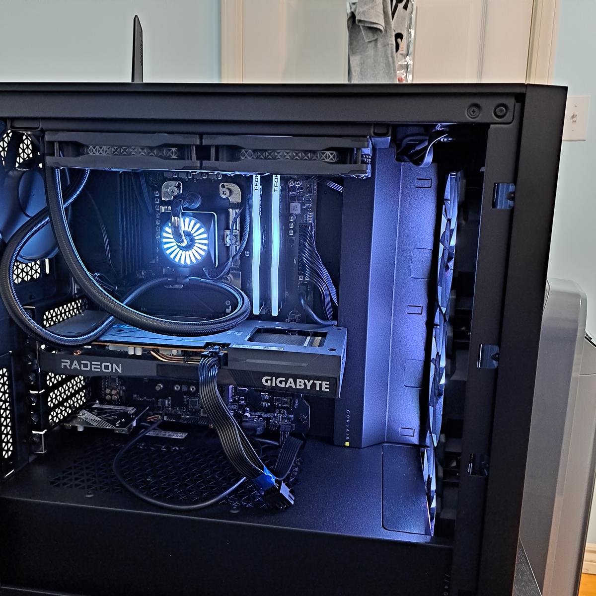 アルカノイド　A.I.R PC-8801 Corsair 900d. New Alphacool GPU block installed 7900 xtx