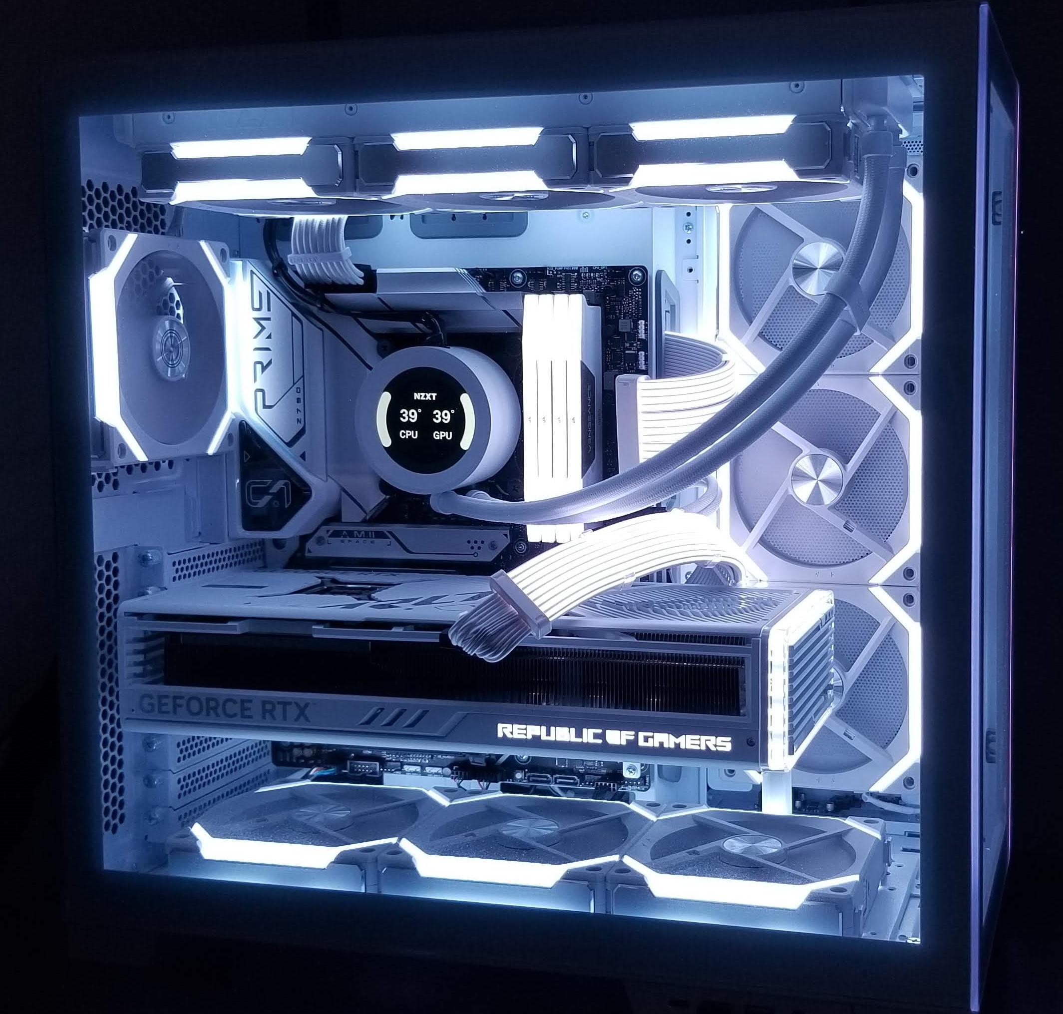 White O11D Evo with RMx Shift by itsgr8tymout - Intel Core i9