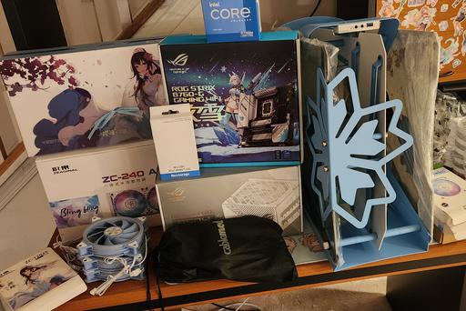ASUS - sakura Yeston Sakura 6800xt x Asus waifu PC by RyubooTrash - Intel