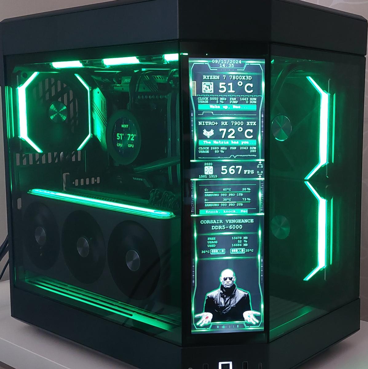 BLACK MATRIX by LIVONE - AMD Ryzen 7 7800X3D, Radeon RX 7900