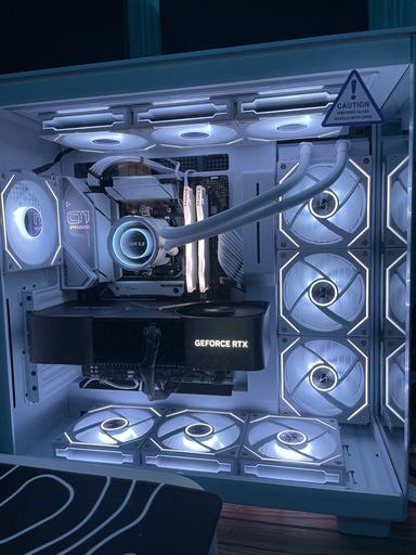 RTX4090 Ryzen7 7800X3D 64GB 2TSSD 自作PC RTX4090】最強本格水冷ゲーミングPCを自作しました【7800X3D】