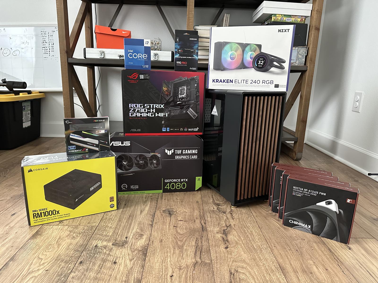 TARGETターゲットPRECISIONプレシジョンBLACK定価/14700円 Fractal North 4080, 64GB RAM, 13700k Gaming Machine by
