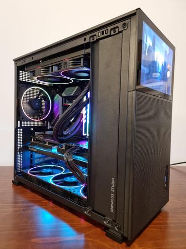 Black Jonsbo d41 mesh screen, mid range PC by Johanesa - Intel
