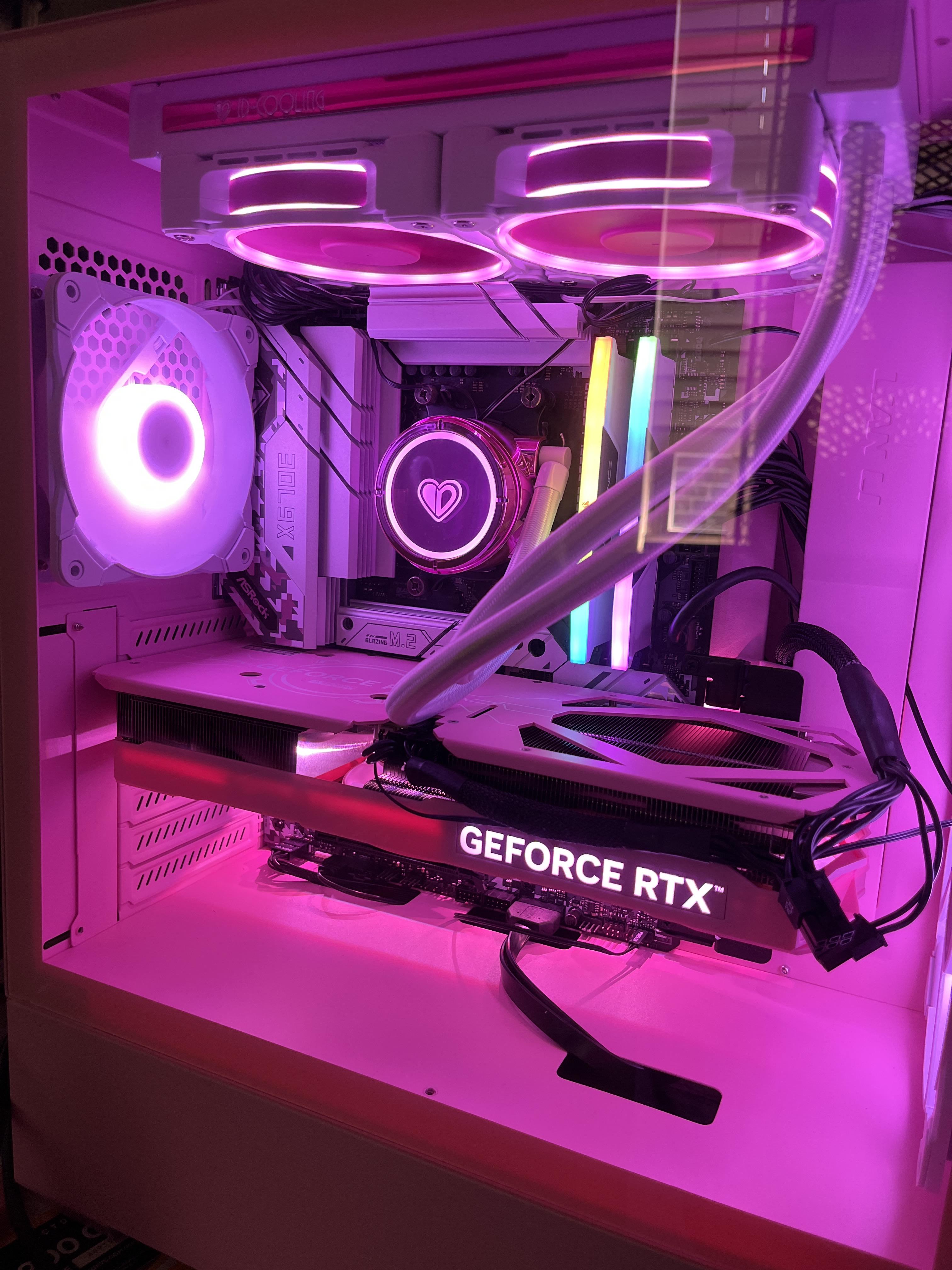 My First Pink Pc Build by xionysxs - AMD Ryzen 7 7800X3D