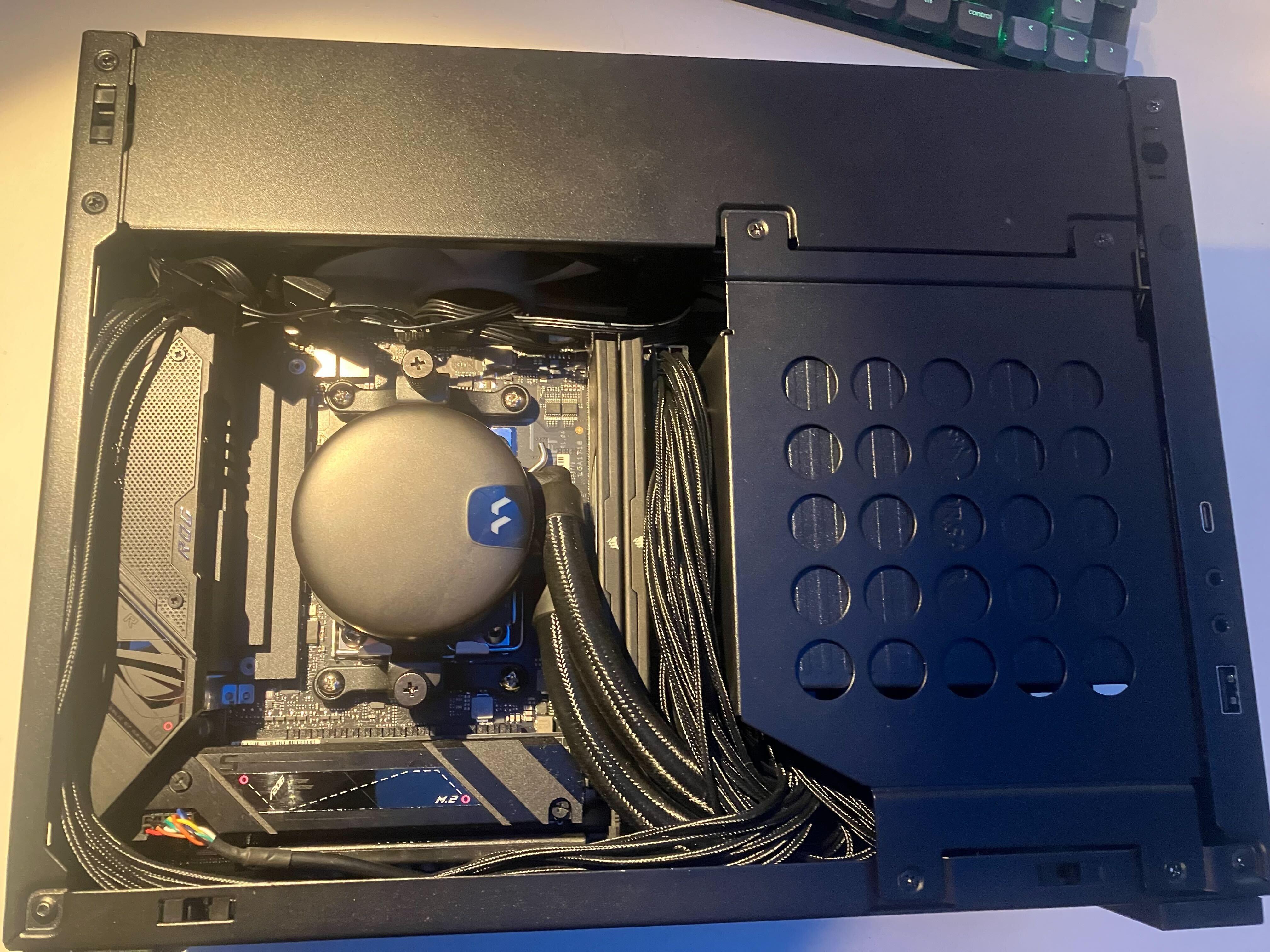 2023 water cooled mini ITX AMD Ryzen build by davidjrice