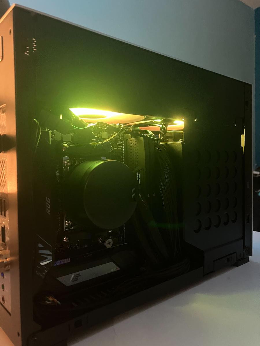 2023 water cooled mini ITX AMD Ryzen build by davidjrice