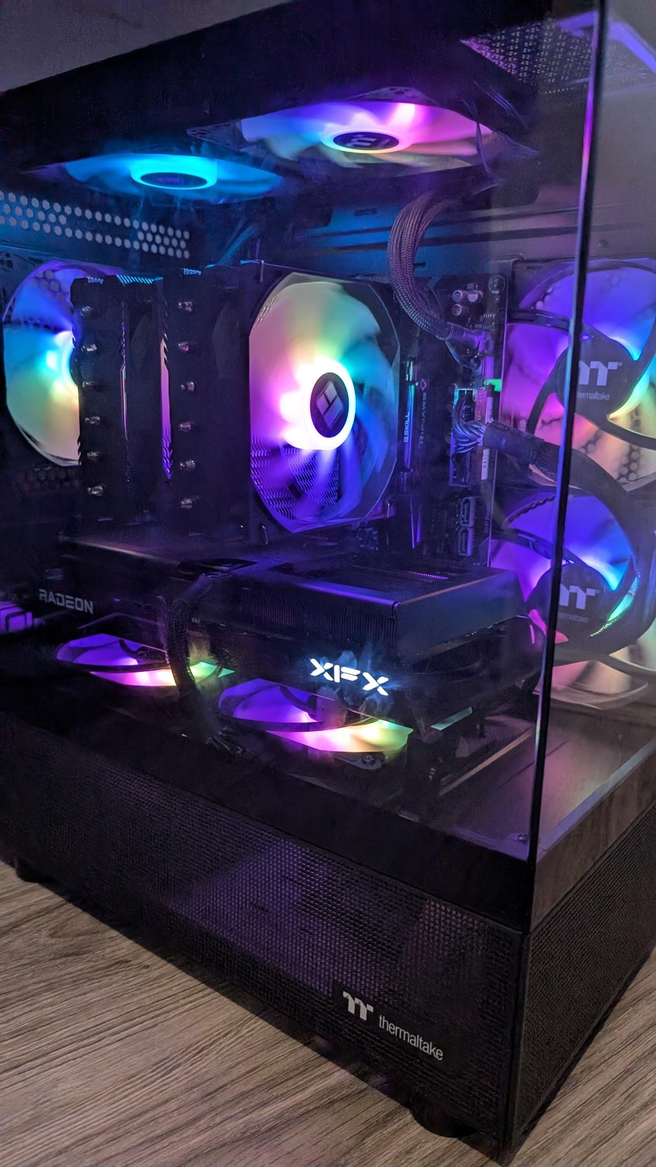 自作PC Thermaltake PCRyzen7 5800X Amazon.com: Thermaltake LCGS View 390 AIO Liquid Cooled CPU