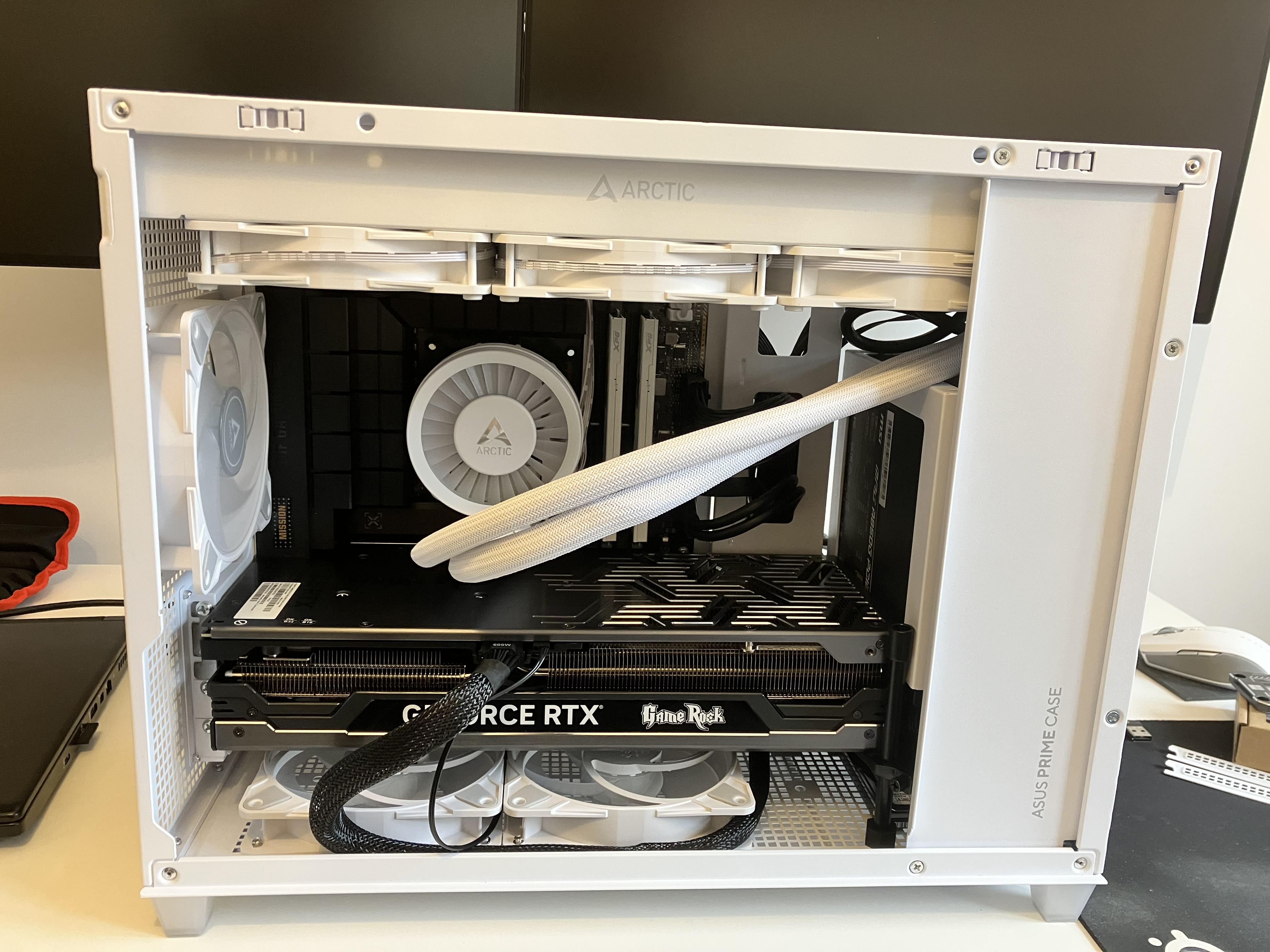 PCケース(自作PC用) ASUS PRIME CASE MESH WHITE EDITION ASUS Prime AP201 MicroATX Case MESH WHITE EDITION AP201