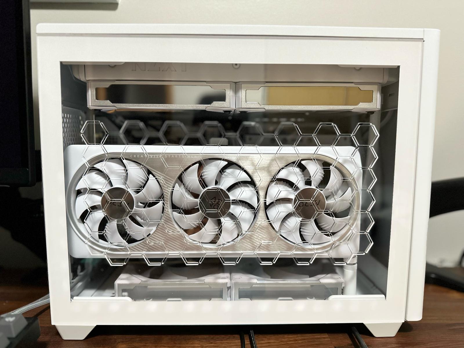 All White NR200P V2 SFF Build by klvnly - Intel Core i7-14700K